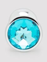 Lovehoney Silver Jewelled Aluminum Beginner's Butt Plug 2.5 Inch - Image 4