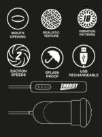 THRUST Pro Tech Realistic Auto Suction Masturbator - Image 6