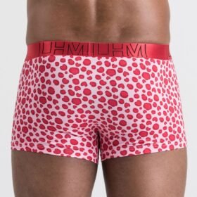 LHM Leopard Hearts Pink Modal Boxer Shorts