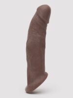 Lovehoney Real-Feel Penis Extender 1.5 Inch with Ball Loop - Flesh Brown - Image 2
