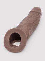 Lovehoney Real-Feel Penis Extender 1.5 Inch with Ball Loop - Flesh Brown - Image 3