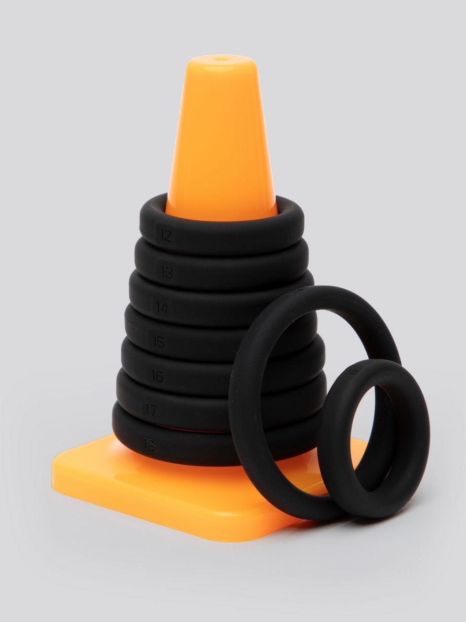 83917.jpg Perfect Fit Play Zone Cock Ring Set (9 Pack) - Image 1