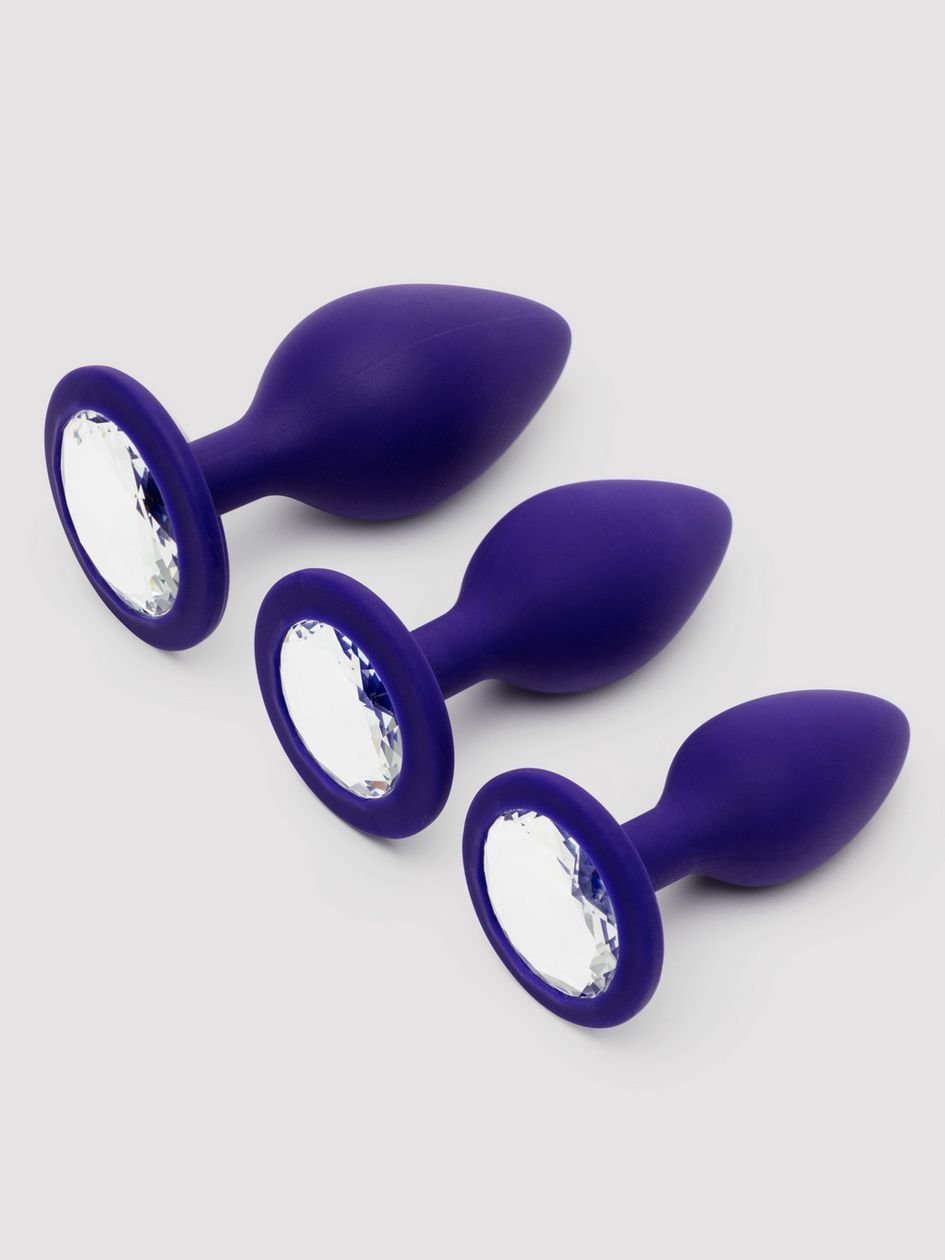 83939-1.jpg Lovehoney Jeweled Silicone Butt Plug Set - Image 1