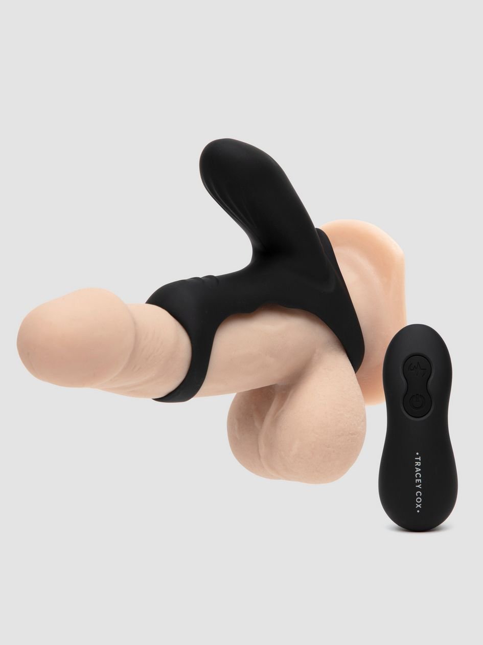 84155.jpg Tracey Cox EDGE Rechargeable Remote Control Penis Sleeve and Clitoral Stimulator - Image 1
