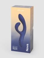 We-Vibe Nova 2 Midnight Blue App Controlled Rechargeable Rabbit Vibrator - Image 6