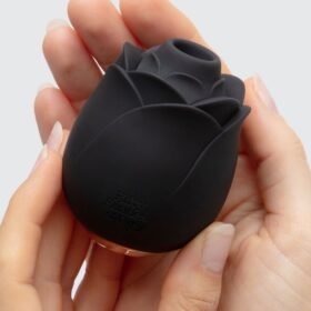 Fifty Shades of Grey Black Rose Silicone Clitoral Suction Stimulator