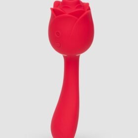 Lovehoney Floral Fantasy Rose Clitoral Suction Stimulator with G-Spot Vibrator