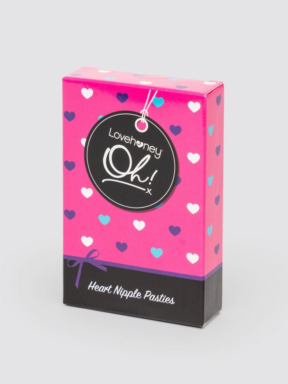 85636.jpg Lovehoney Oh! Red Heart Shaped Nipple Pasties - Image 1