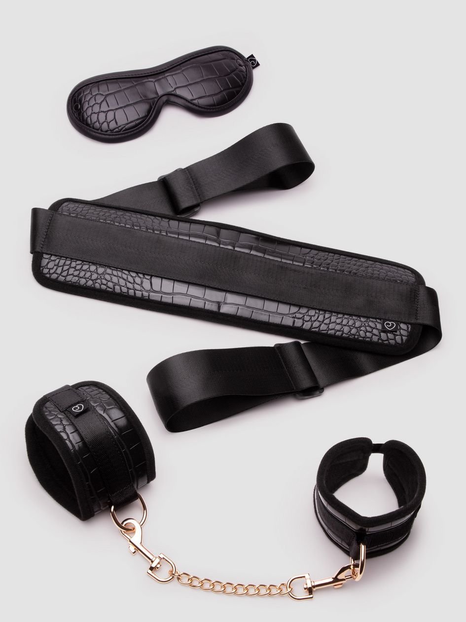 86261.jpg Lovehoney Position Pro Faux Leather Bondage Kit (3 Piece) - Image 1