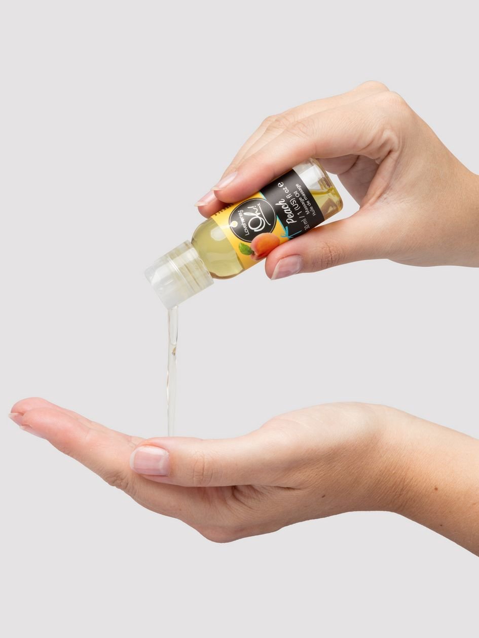 86346-1.jpg Lovehoney Oh! Peach Kissable Massage Oil 1 fl oz - Image 1