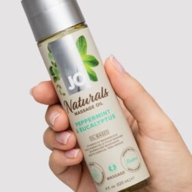 System JO Naturals Peppermint and Eucalyptus Massage Oil 4 fl oz