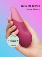 Womanizer Vibe Pink Rechargeable Clitoral Vibrator - Image 2