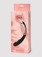 Fifty Shades of Grey Sweet Pressure Dark Steel and Silicone Double-Ended Dildo