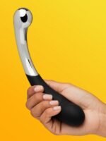 Fifty Shades of Grey Sweet Pressure Dark Steel and Silicone Double-Ended Dildo - Image 3