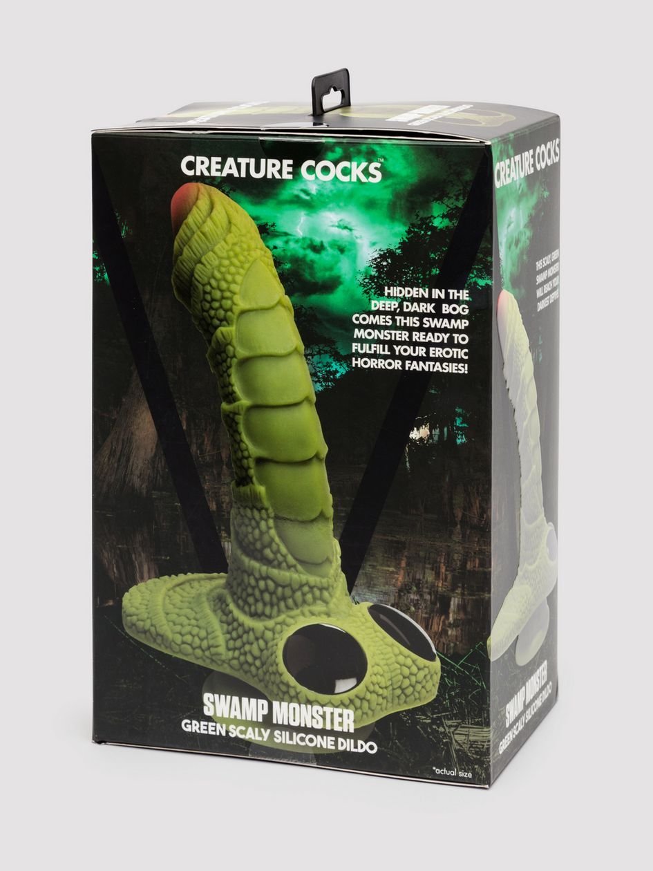 86865.jpg Creature Cock Swamp Monster Silicone Scaly Dildo - Image 1