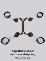 Bondage Boutique Bound to Please Under-Mattress Restraints - Image 6