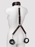 Bondage Boutique Heart Collar to Wrist Restraints - Image 3