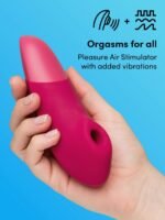 Womanizer Enhance Pink Pleasure Air Clitoral Vibrator - Image 2