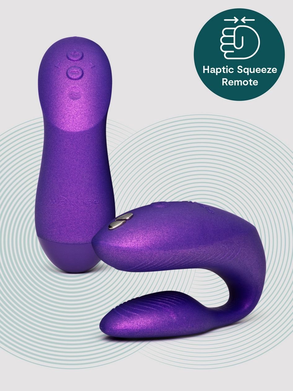 87337.jpg We-Vibe Chorus Pro Cosmic Purple App and Remote Controlled Couple's Vibrator - Image 1