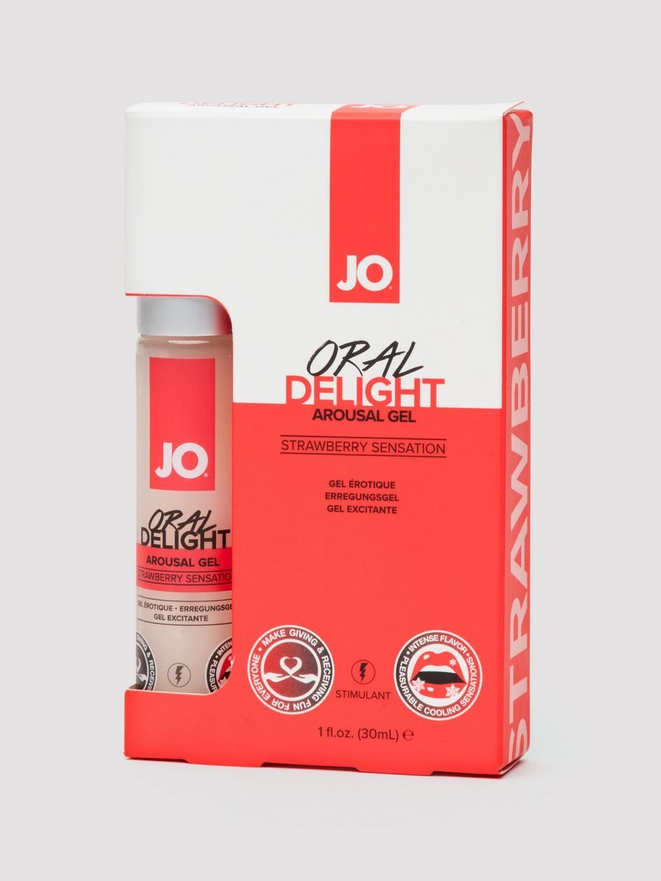87432.jpg System JO Strawberry Oral Delight Arousal Gel 1 fl oz - Image 1