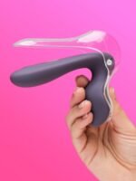 Inya Vibrating Silicone Spreading Vaginal Dilator - Image 3