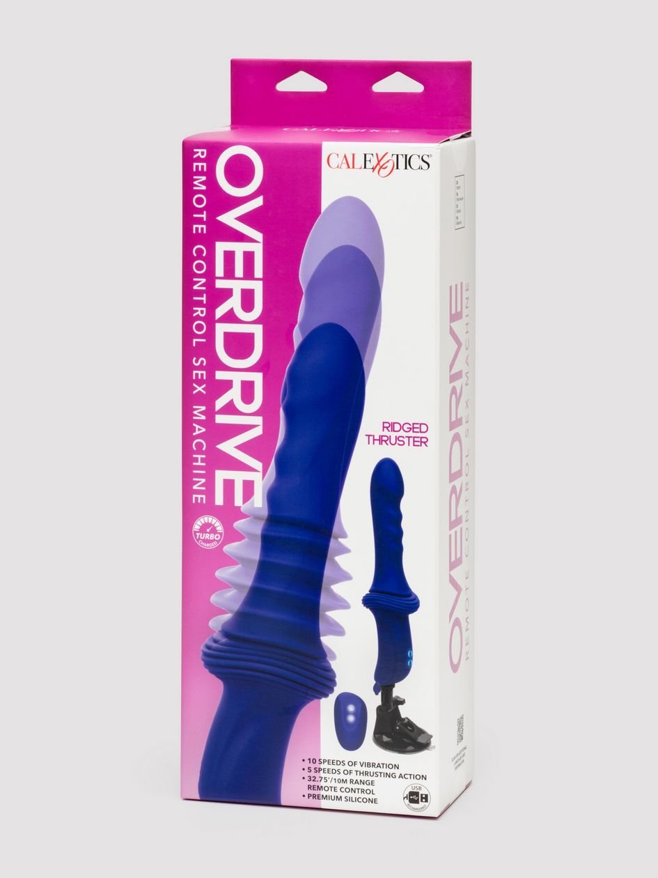 87759.jpg Overdrive Remote Control Sex Machine Ridged Thruster - Image 1