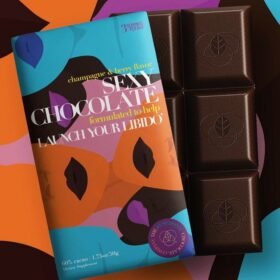 Sexy Champagne & Berry Chocolate Bar for Libido 1.75oz