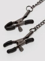 SEI MIO Twin Tweaks Velvet Collar with Nipple Clamps - Image 7