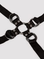 Sportsheets Velvet Noir Adjustable Hog Tie and Cuffs Set - Image 4