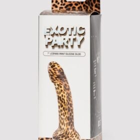 Leopard Print Silicone Dildo 7 Inches