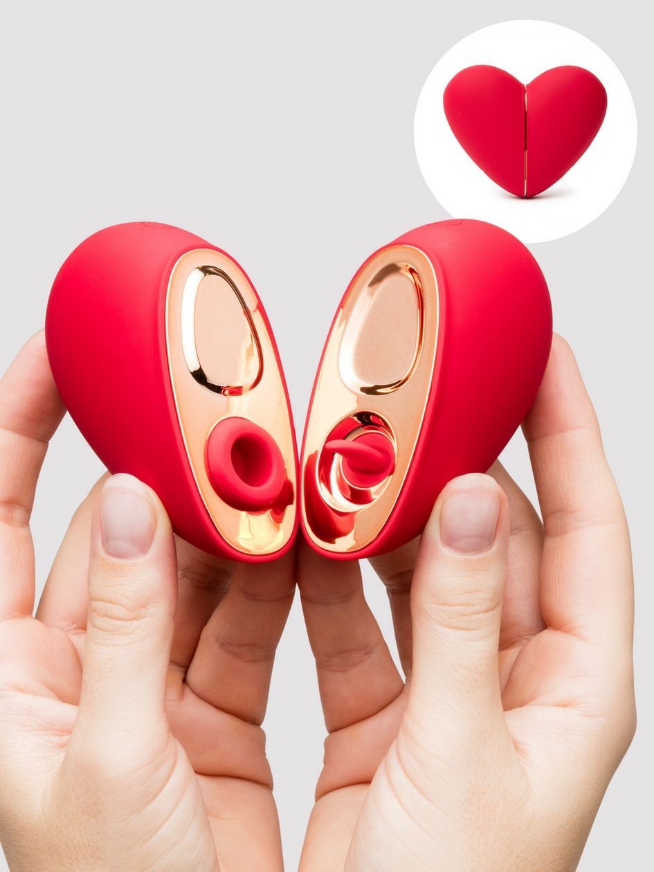 87970.jpg Lovehoney Heart Duo Clitoral Suction and Licking Stimulator - Image 1