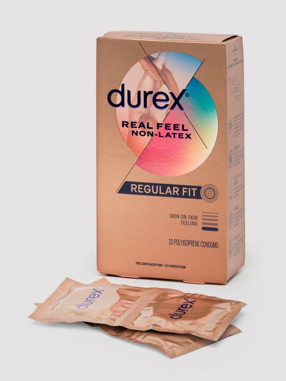 88083.jpg Durex Regular Fit Reel Feel Non-Latex Condoms (10 Pack) - Image 1