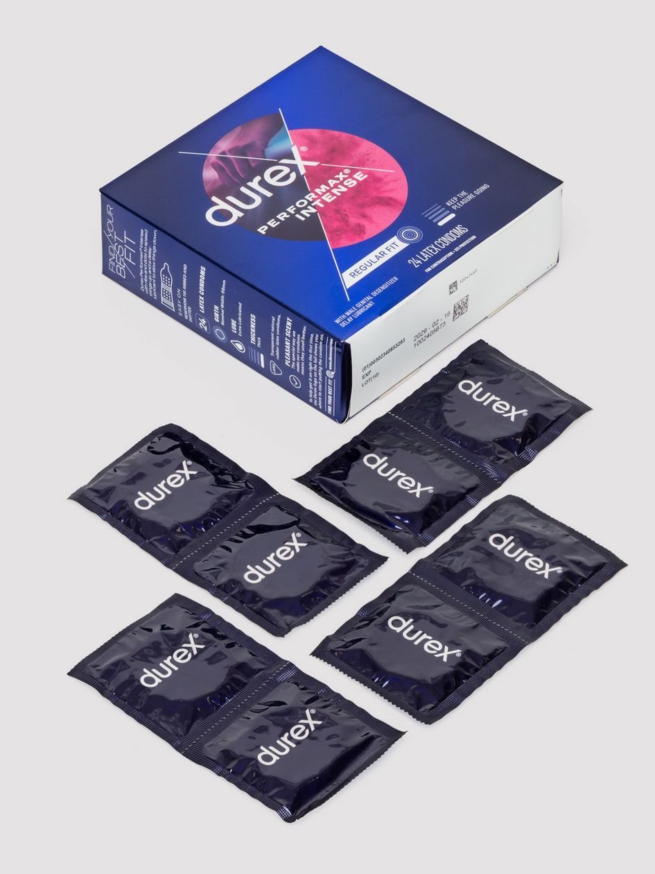 88084.jpg Durex Regular Fit Latex Performax Intense Condoms (24 Pack) - Image 1