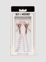 Sportsheets Peaches 'n CreaMe Pearl Nipple Clamps