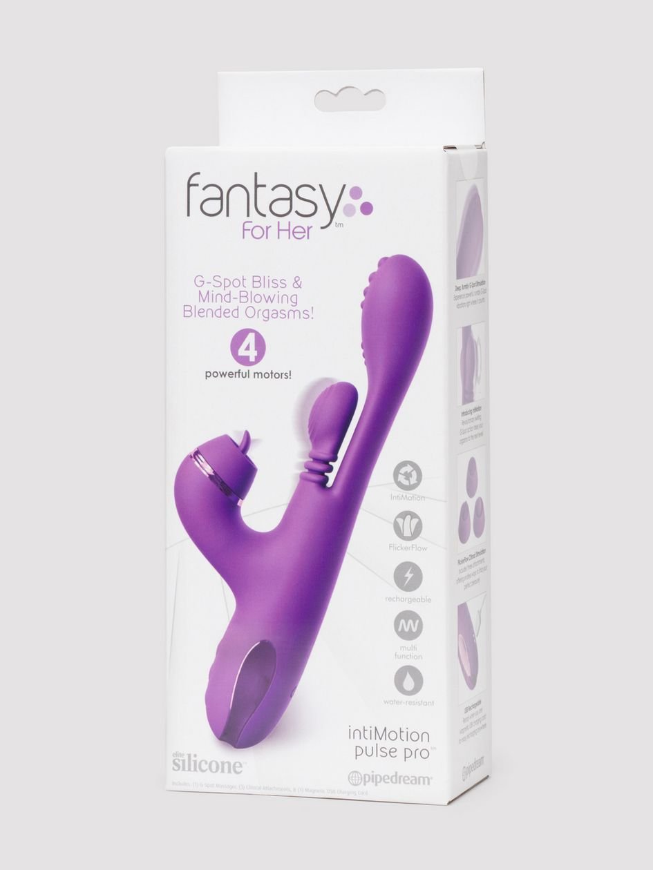 88234.jpg Fantasy For Her IntiMotion Pulse Pro Rabbit Vibrator - Image 1