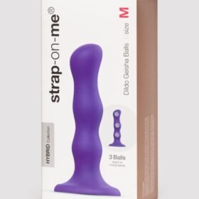 Strap-On-Me Soft Touch Silicone Geisha Balls Dildo 6 Inch