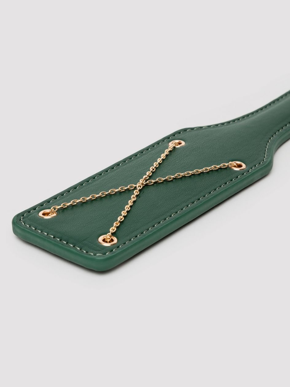 88408.jpg Sportsheets Indica Chain Impressions Paddle - Image 1