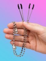 Sportsheets Teardrop Silver Nipple Clips - Image 3