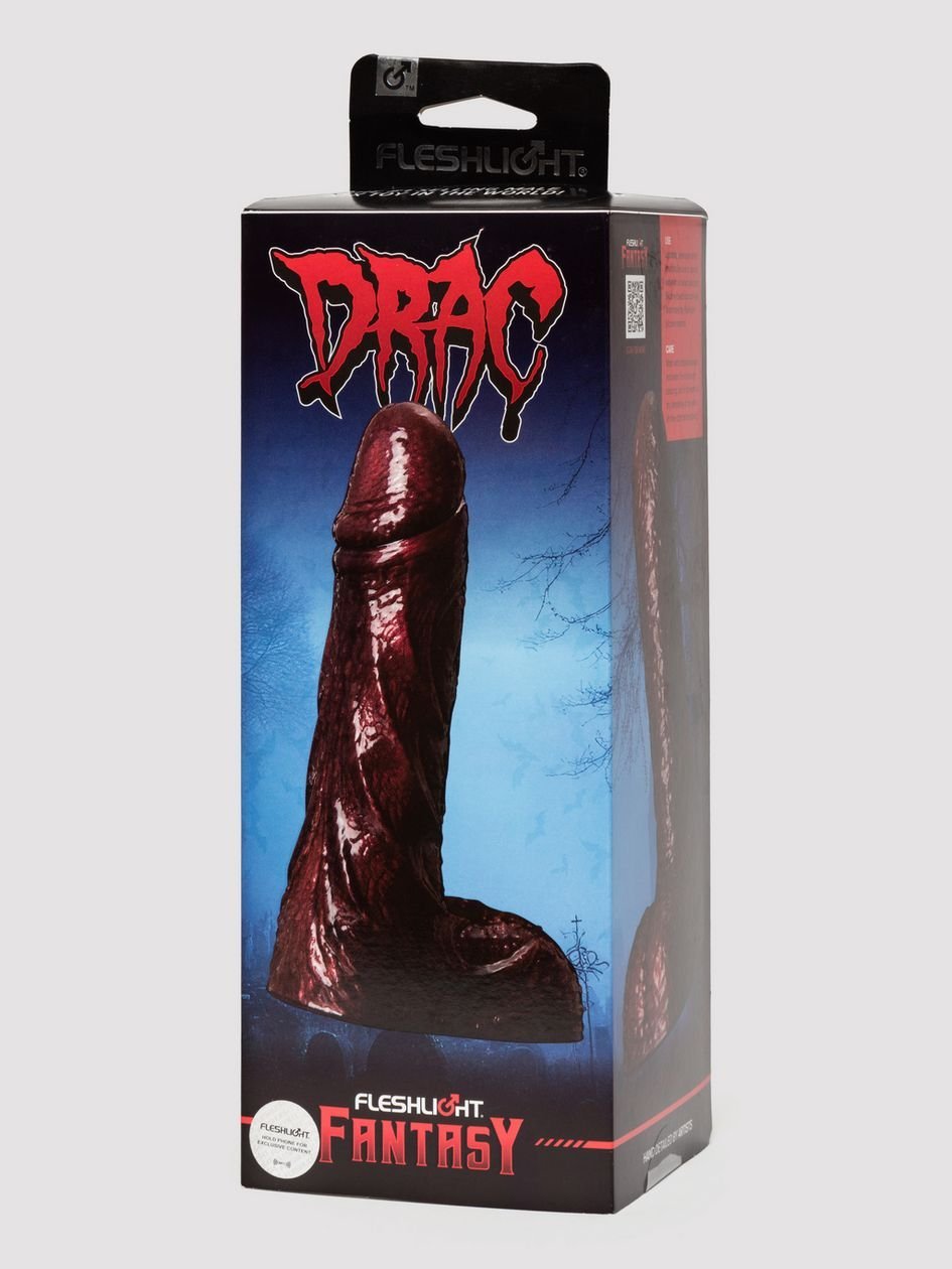 88570.jpg Fleshlight Fantasy Drac Textured Dildo 7 Inch - Image 1