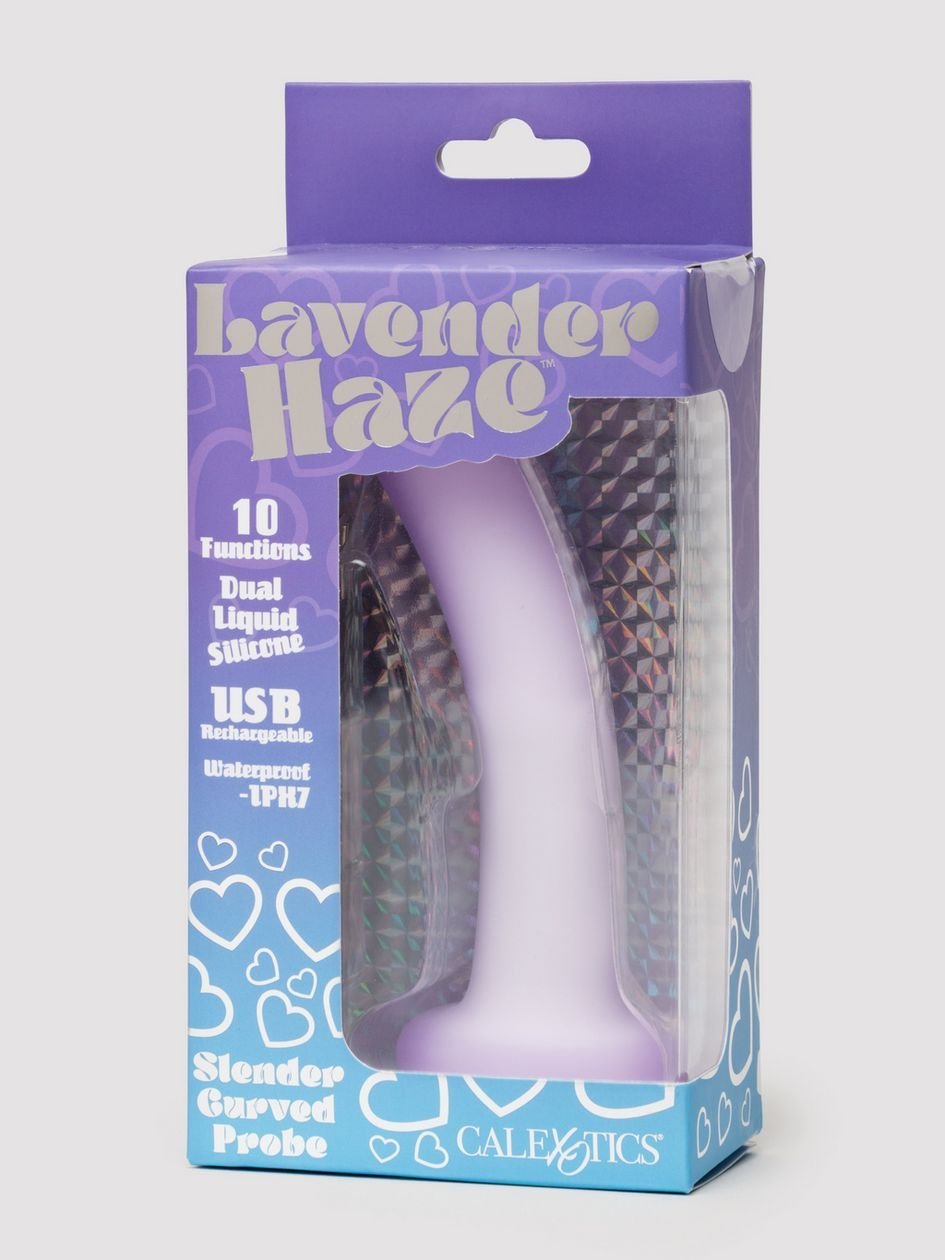 88710.jpg Lavender Haze Slender Curved Dildo Vibrator - Image 1