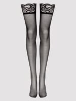 Lovehoney Plus Size Sheer Lace Top Thigh-High Stockings - Image 5