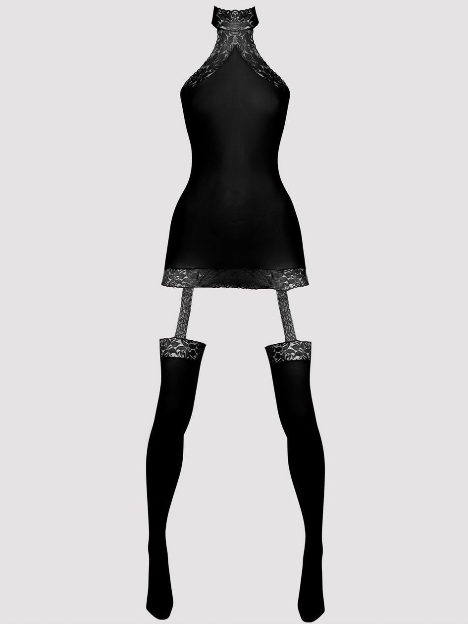 a30692g51997.jpg Lovehoney Dangerous Curves Sheer Suspender Bodystocking - Image 1