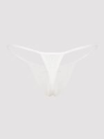 Lovehoney White Crotchless Lace G-String