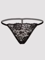 Lovehoney Flirty Black Lace G-String - Image 5