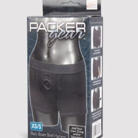 Packer Gear Strap-On Harness Boxer Shorts with Vibe Pocket