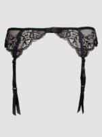 Lovehoney Love Me Lace Garter Belt Black
