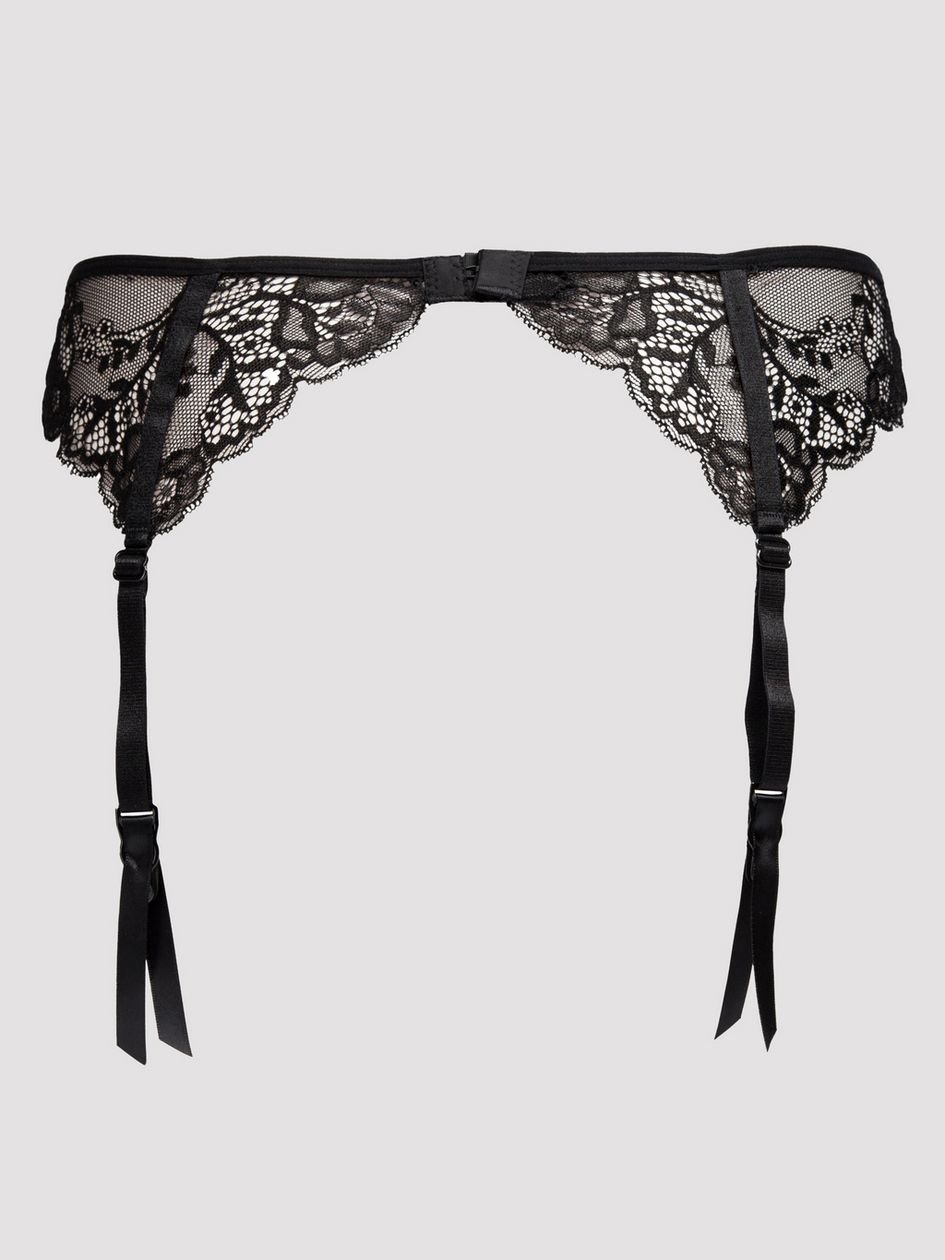 a32849g58259.jpg Lovehoney Love Me Lace Garter Belt Black - Image 1