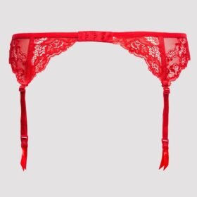 Lovehoney Love Me Red Lace Garter Belt