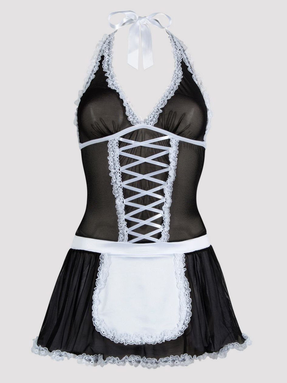 a34022g61052.jpg Lovehoney Fantasy Plus Size French Maid Costume - Image 1