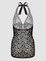 Lovehoney Plus Size Unwrap Me Black Lace Babydoll